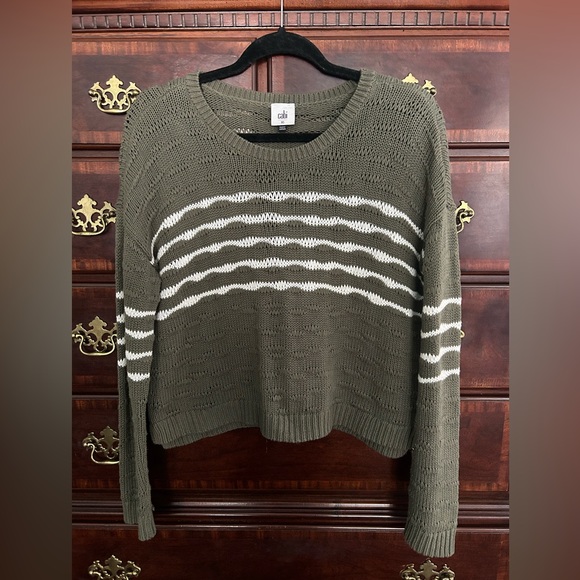 CAbi Olive Sweater - Picture 2 of 6